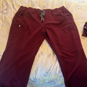 Figs Women's Burgundy Pants